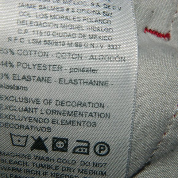 Levi's Denizen High Rise Ankle Skinny Pants Size 18 -W34 (READ) (W-12) - Picture 6 of 7